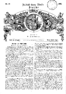 Deutsche Illustrirte Gewerbezeitung, 1865. Jahrg. XXX, nr 37.