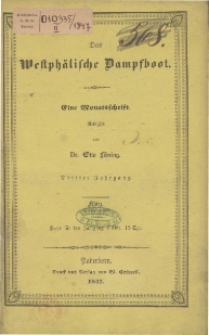 Das Westphälische Dampfboot : eine Monatsschrift, 3. Jg. 1847, [H. 3].