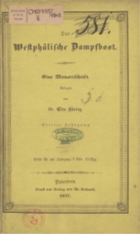 Das Westphälische Dampfboot : eine Monatsschrift, 3. Jg. 1847, [H. 4].