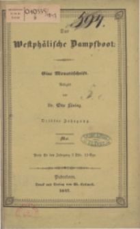 Das Westphälische Dampfboot : eine Monatsschrift, 3. Jg. 1847, [H. 5].