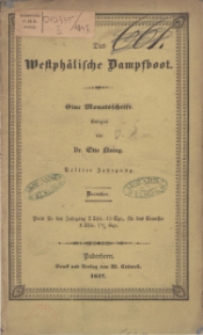 Das Westphälische Dampfboot : eine Monatsschrift, 3. Jg. 1847, [H. 12].