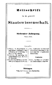 Zeitschrift für die gesammte Wissenschaft, 1851, H. 4.