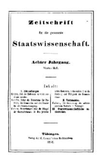 Zeitschrift für die gesammte Wissenschaft, 1852, H. 4.