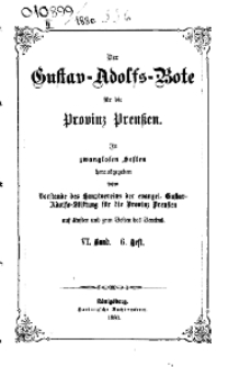 Der Gustav-Adolfs-Bote für die Provinz Preussen, 1880