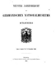 Jahresbericht des Germanischen Nationalmuseum, 1862-1865, H. 9-12