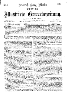 Deutsche Illustrirte Gewerbezeitung, 1868. Jahrg. XXXIII, nr 2.
