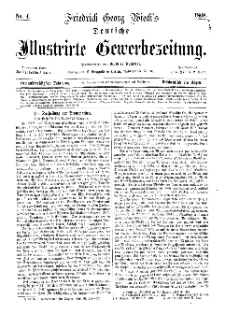 Deutsche Illustrirte Gewerbezeitung, 1868. Jahrg. XXXIII, nr 4.
