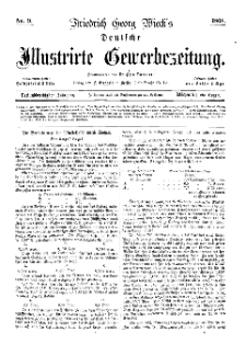 Deutsche Illustrirte Gewerbezeitung, 1868. Jahrg. XXXIII, nr 9.