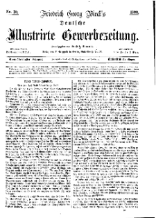 Deutsche Illustrirte Gewerbezeitung, 1868. Jahrg. XXXIII, nr 10.