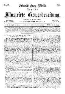 Deutsche Illustrirte Gewerbezeitung, 1868. Jahrg. XXXIII, nr 13.