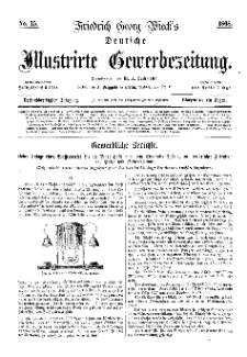 Deutsche Illustrirte Gewerbezeitung, 1868. Jahrg. XXXIII, nr 15.