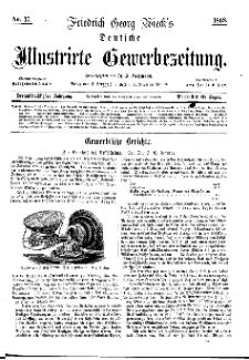 Deutsche Illustrirte Gewerbezeitung, 1868. Jahrg. XXXIII, nr 17.