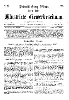 Deutsche Illustrirte Gewerbezeitung, 1868. Jahrg. XXXIII, nr 19.