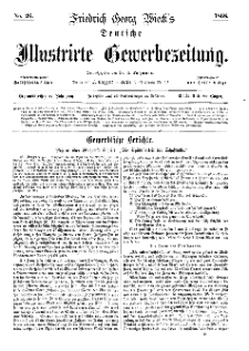 Deutsche Illustrirte Gewerbezeitung, 1868. Jahrg. XXXIII, nr 26.
