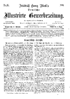 Deutsche Illustrirte Gewerbezeitung, 1868. Jahrg. XXXIII, nr 27.