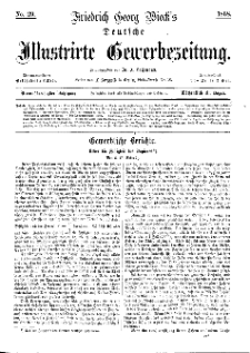 Deutsche Illustrirte Gewerbezeitung, 1868. Jahrg. XXXIII, nr 29.