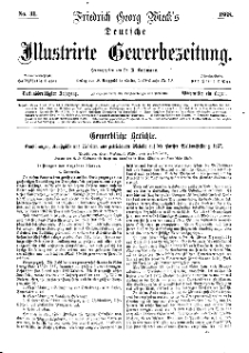 Deutsche Illustrirte Gewerbezeitung, 1868. Jahrg. XXXIII, nr 31.