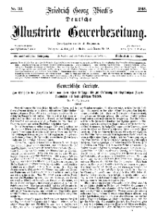 Deutsche Illustrirte Gewerbezeitung, 1868. Jahrg. XXXIII, nr 33.