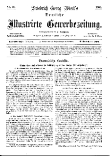 Deutsche Illustrirte Gewerbezeitung, 1868. Jahrg. XXXIII, nr 37.