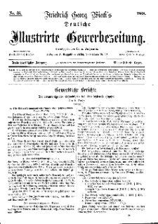 Deutsche Illustrirte Gewerbezeitung, 1868. Jahrg. XXXIII, nr 38.