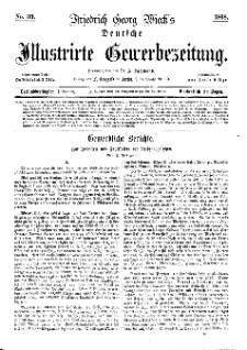 Deutsche Illustrirte Gewerbezeitung, 1868. Jahrg. XXXIII, nr 39.