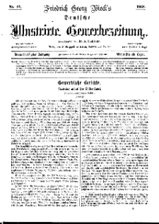 Deutsche Illustrirte Gewerbezeitung, 1868. Jahrg. XXXIII, nr 42.