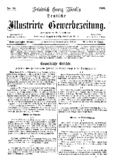 Deutsche Illustrirte Gewerbezeitung, 1868. Jahrg. XXXIII, nr 46.