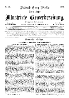 Deutsche Illustrirte Gewerbezeitung, 1868. Jahrg. XXXIII, nr 50.