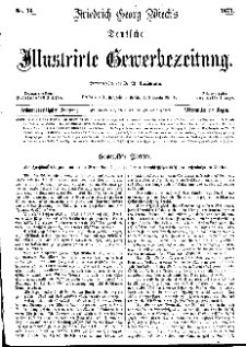 Deutsche Illustrirte Gewerbezeitung, 1871. Jahrg. XXXVI, nr 14.