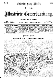Deutsche Illustrirte Gewerbezeitung, 1871. Jahrg. XXXVI, nr 19.