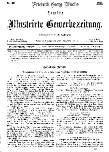 Deutsche Illustrirte Gewerbezeitung, 1871. Jahrg. XXXVI, nr 22.