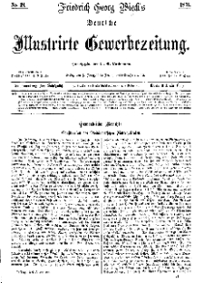 Deutsche Illustrirte Gewerbezeitung, 1871. Jahrg. XXXVI, nr 24.
