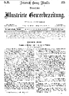 Deutsche Illustrirte Gewerbezeitung, 1871. Jahrg. XXXVI, nr 30.