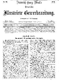 Deutsche Illustrirte Gewerbezeitung, 1871. Jahrg. XXXVI, nr 34.