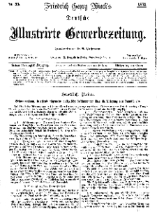 Deutsche Illustrirte Gewerbezeitung, 1871. Jahrg. XXXVI, nr 35.