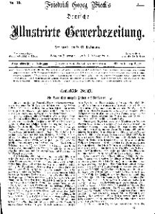 Deutsche Illustrirte Gewerbezeitung, 1871. Jahrg. XXXVI, nr 40.
