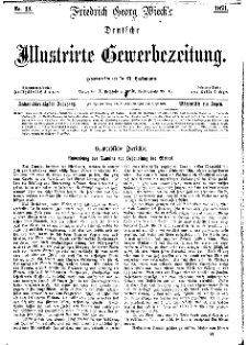 Deutsche Illustrirte Gewerbezeitung, 1871. Jahrg. XXXVI, nr 44.