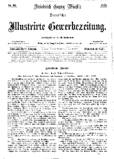 Deutsche Illustrirte Gewerbezeitung, 1871. Jahrg. XXXVI, nr 45.