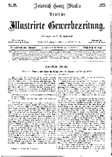 Deutsche Illustrirte Gewerbezeitung, 1871. Jahrg. XXXVI, nr 48.