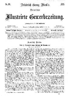 Deutsche Illustrirte Gewerbezeitung, 1871. Jahrg. XXXVI, nr 50.