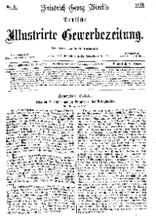 Deutsche Illustrirte Gewerbezeitung, 1872. Jahrg. XXXVII, nr 2.