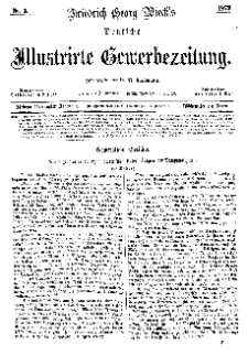 Deutsche Illustrirte Gewerbezeitung, 1872. Jahrg. XXXVII, nr 3.