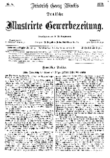Deutsche Illustrirte Gewerbezeitung, 1872. Jahrg. XXXVII, nr 8.