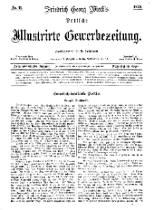 Deutsche Illustrirte Gewerbezeitung, 1872. Jahrg. XXXVII, nr 11.