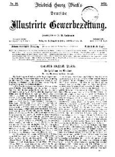 Deutsche Illustrirte Gewerbezeitung, 1872. Jahrg. XXXVII, nr 16.