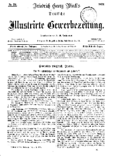 Deutsche Illustrirte Gewerbezeitung, 1872. Jahrg. XXXVII, nr 24.