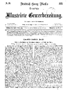 Deutsche Illustrirte Gewerbezeitung, 1872. Jahrg. XXXVII, nr 26.