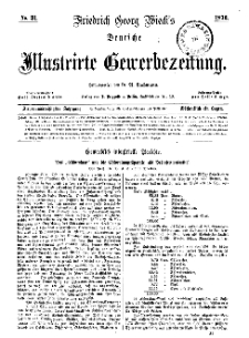 Deutsche Illustrirte Gewerbezeitung, 1872. Jahrg. XXXVII, nr 31.