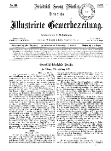 Deutsche Illustrirte Gewerbezeitung, 1872. Jahrg. XXXVII, nr 33.