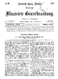 Deutsche Illustrirte Gewerbezeitung, 1872. Jahrg. XXXVII, nr 35.
